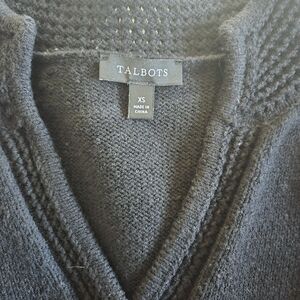 Talbots Black Knit Sweater